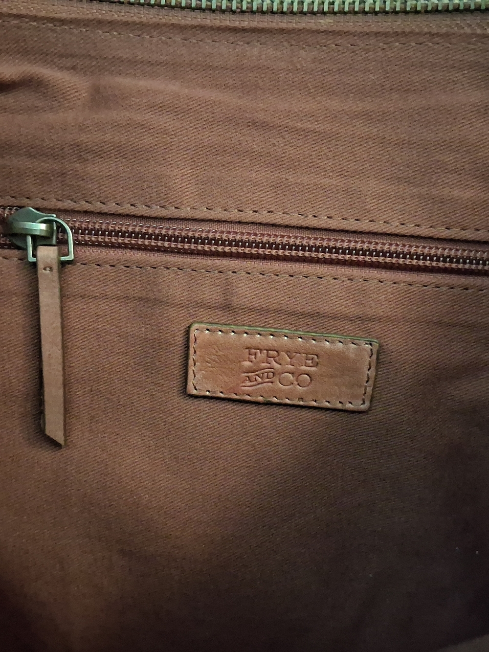 Frye & Co. Leather Shoulder Bag With Studded Strap - Picture 12 of 12